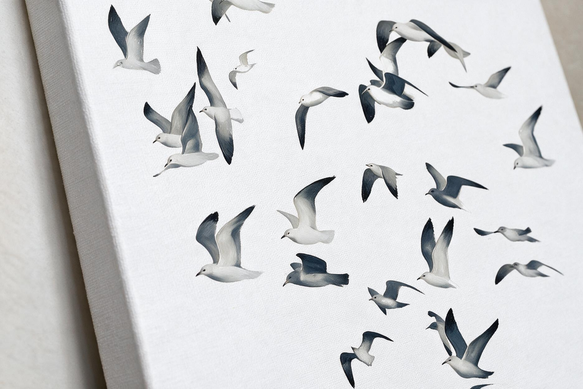 ARBYNART Abstract Art | Whispers of Wings in Flight