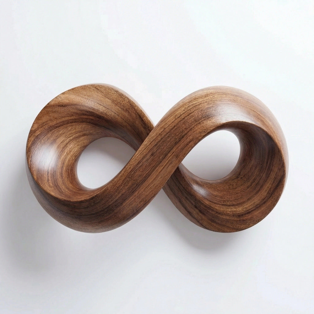 ARBYNART Infinity Loop Wood Sculpture