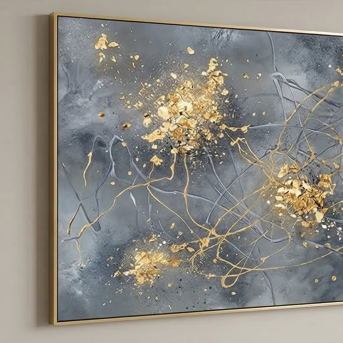 ARBYNART Contemporary Luxe Art | Golden Ember Bloom