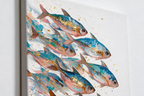 ARBYNART Abstract Art | Gilded Currents of the Sea