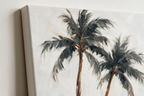 ARBYNART Impressionist Art | Two Palm Trees on Pale Ground