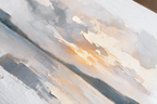 ARBYNART Impressionist Art | Golden Silence at Sea