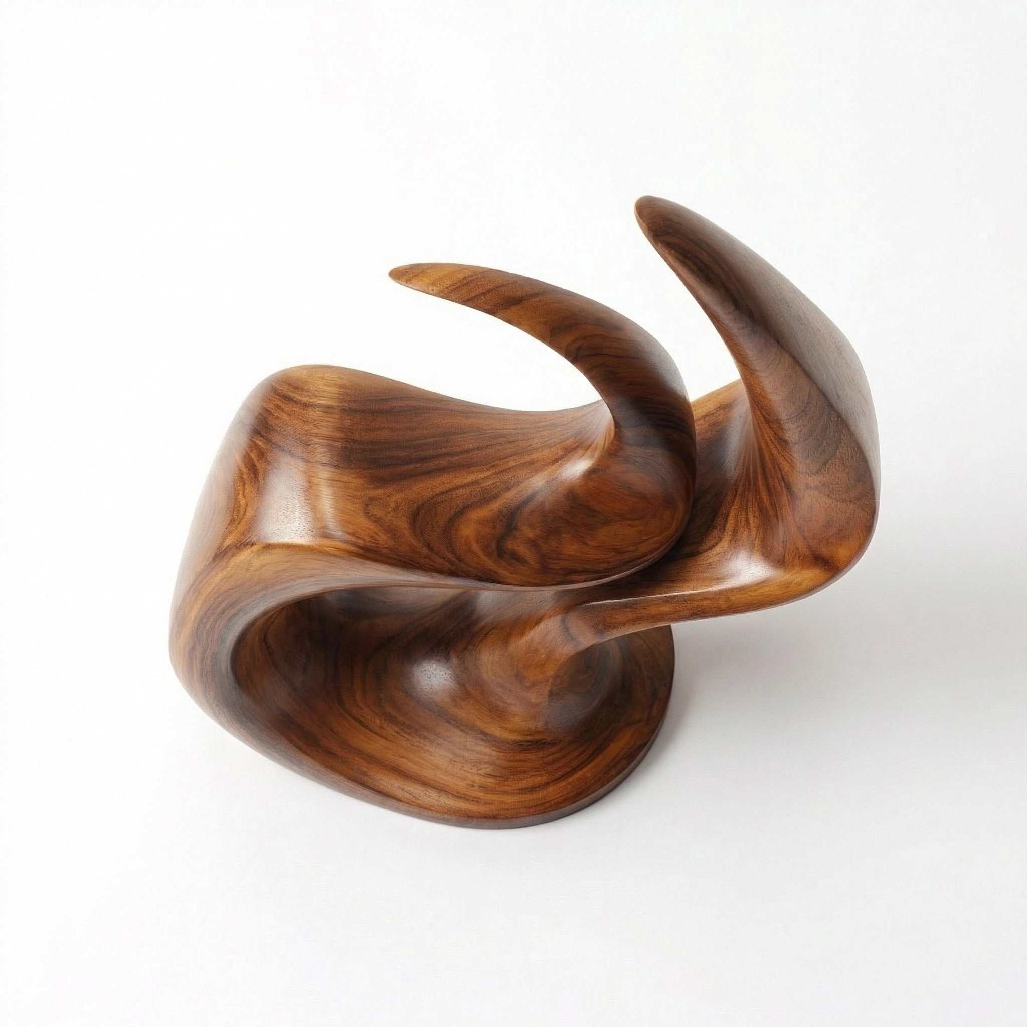 ARBYNART Flowing Antler Wood Sculpture