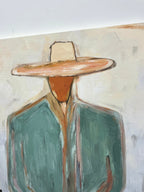 ARBYNART Vintage Americana Art | Minimal Cowboy Figure
