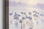 ARBYNART Abstract Art | Flamingos in the Morning Haze