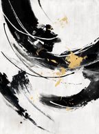 ARBYNART Abstract Art | Gilded Rhythm of the Eclipse