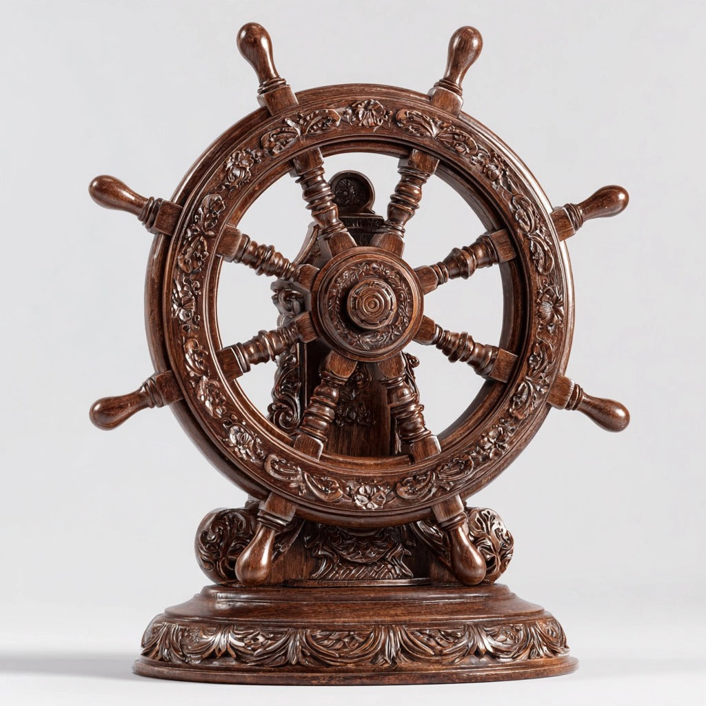 Voyager’s Legacy — abstract wood sculpture