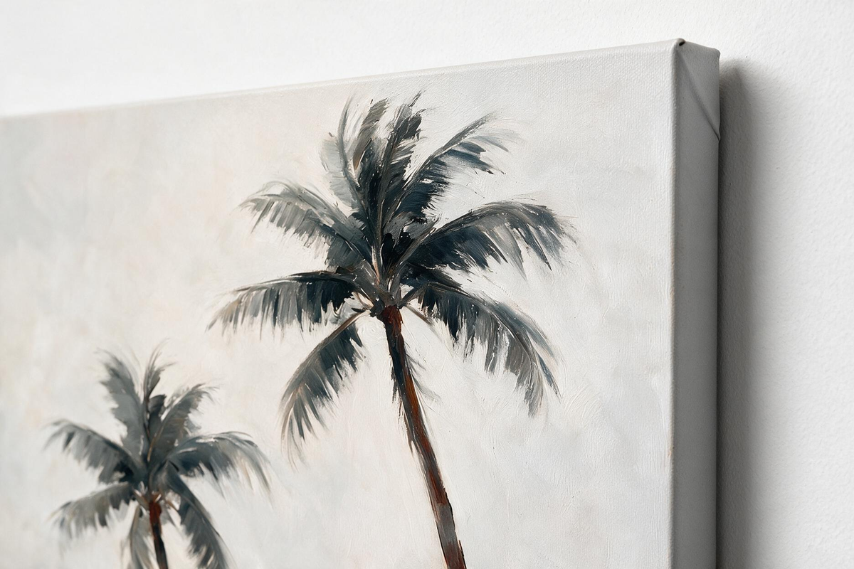 ARBYNART Impressionist Art | Palms in Gentle Breeze