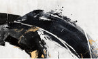 ARBYNART Abstract Art | Gilded Crescendo in Motion