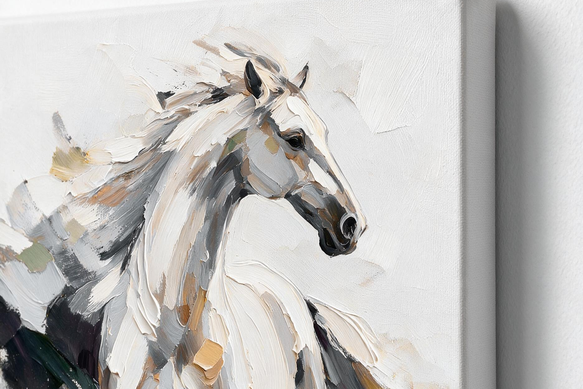 ARBYNART Americana Art | Pale Horse in Stride