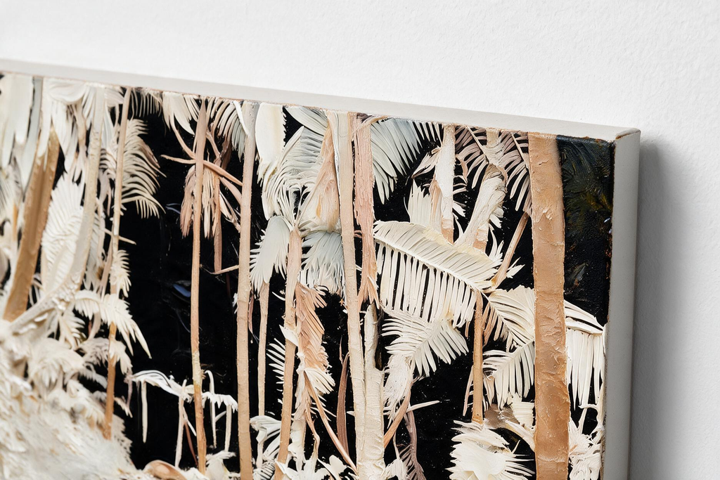 ARBYNART Abstract Art | Whispers Along the Ivory Jungle Path