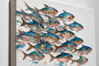 ARBYNART Abstract Art | A Symphony of Gilded Shoals