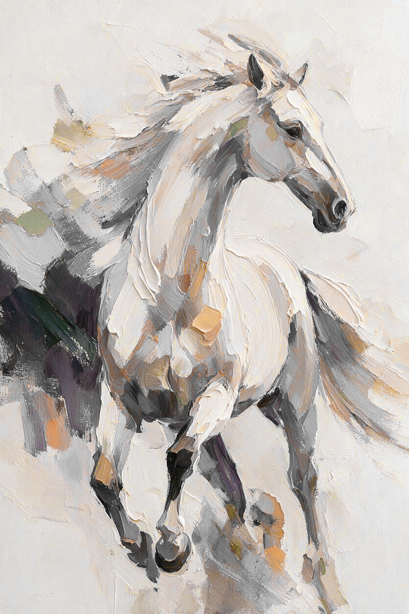 ARBYNART Americana Art | Pale Horse in Stride