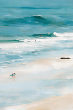 ARBYNART Impressionist Art | Surfers Along Turquoise Shores