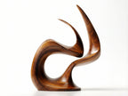 Apex Surge — abstract wood sculpture