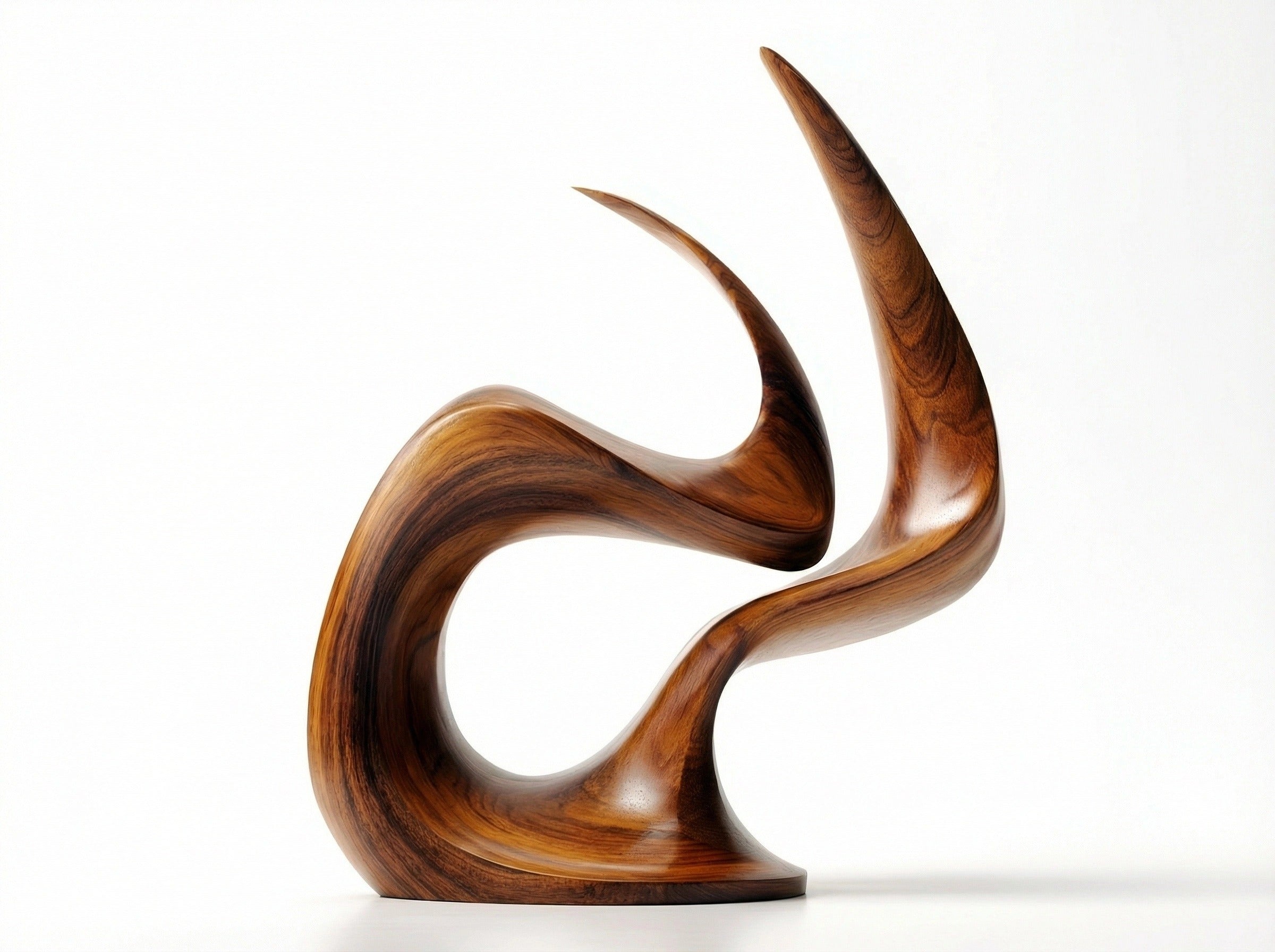 Apex Surge — abstract wood sculpture