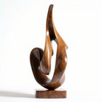 ARBYNART Flowing Flame Wood Sculpture