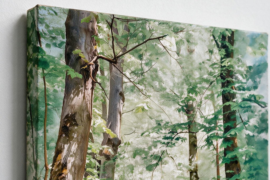 ARBYNART Impressionist Art | Emerald Woodland Path