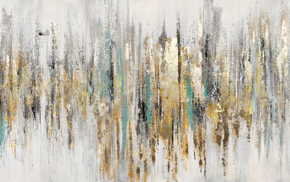 ARBYNART Abstract Art | Gilded Echoes in the Mist