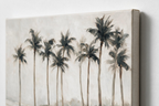 ARBYNART Impressionist Art | Tall Palms on a Foggy Shore