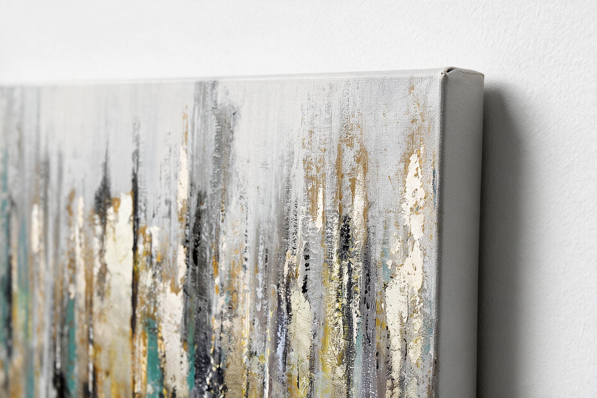 ARBYNART Abstract Art | Gilded Echoes in the Mist
