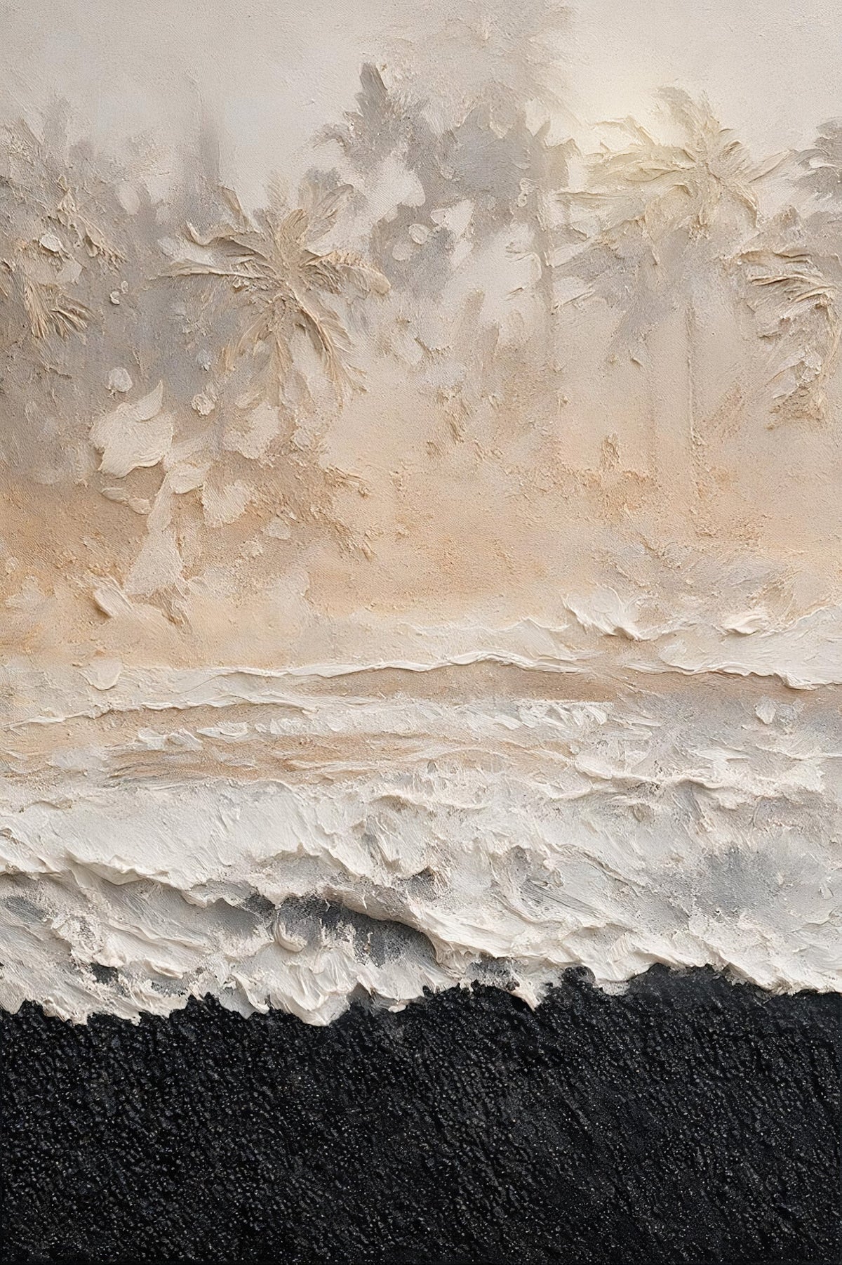ARBYNART Abstract Art | Whispers Along the Ebony Shore
