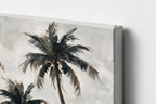 ARBYNART Impressionist Art | Three Palms in Coastal Haze