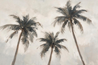 ARBYNART Impressionist Art | Three Palms in Coastal Haze