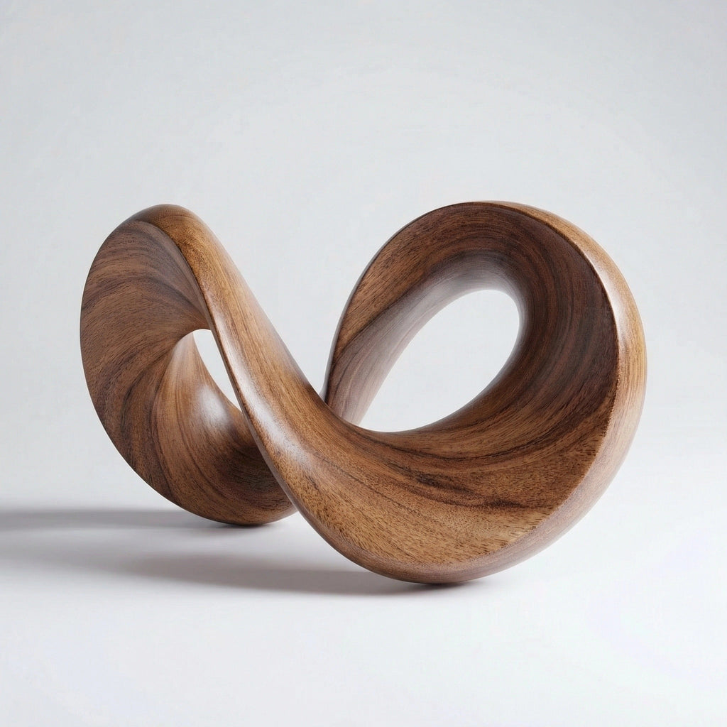 ARBYNART Infinity Loop Wood Sculpture