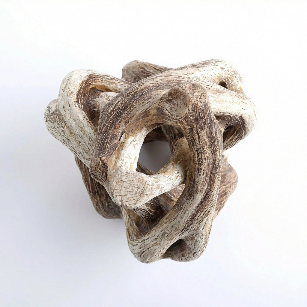 ARBYNART Interwoven Roots Wood Sculpture