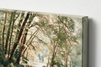 ARBYNART Impressionist Art | Leaning Trees over a Quiet Path