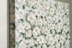 ARBYNART Abstract Art | Whispers of White Blossoms