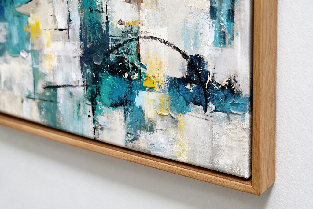 ARBYNART Abstract Art | Azure Echoes of Light