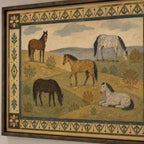 ARBYNART Vintage Americana Art | Hilltop Horses