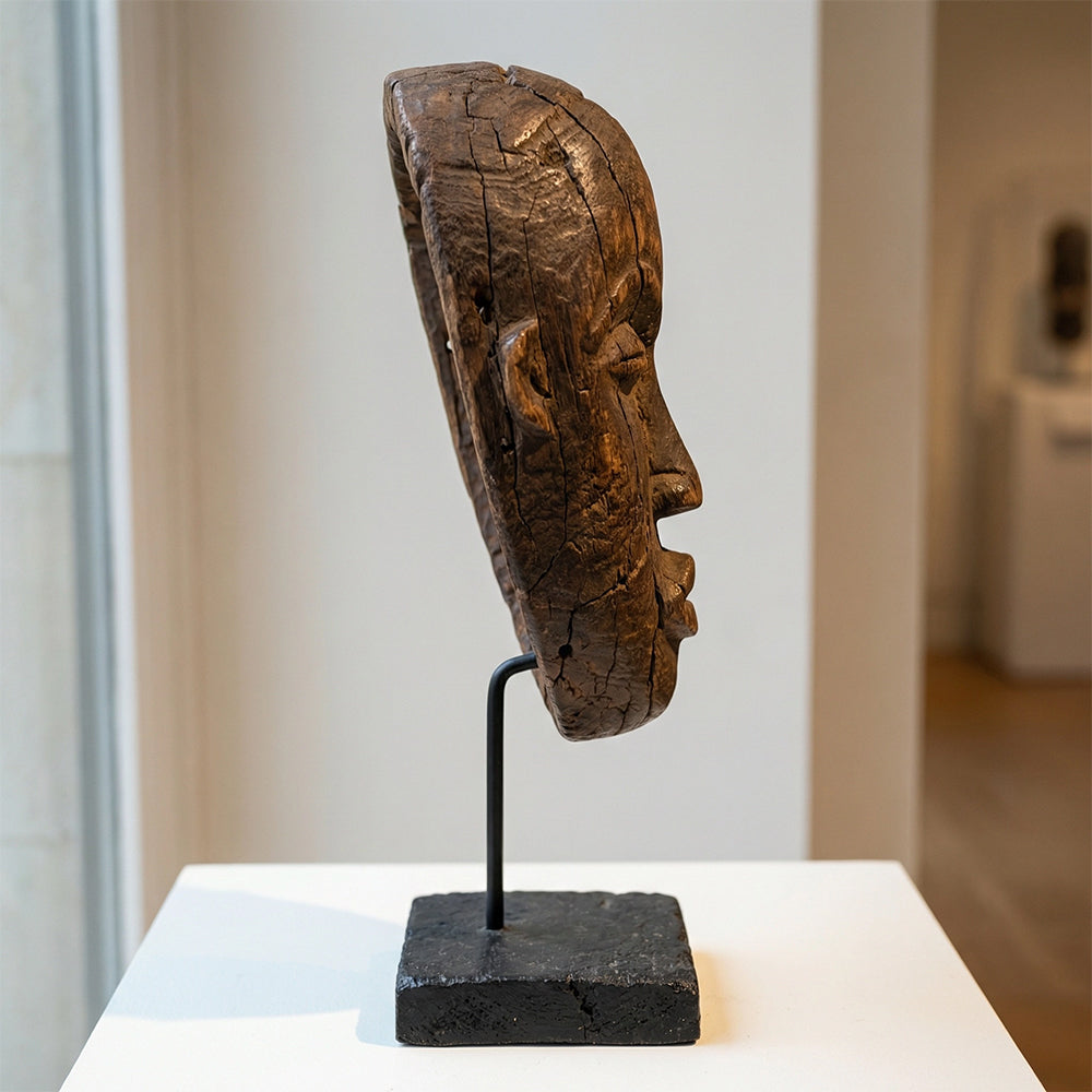 ARBYNART Ancient Ritual Mask Sculpture