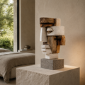 ARBYNART Abstract Cubist Face Sculpture