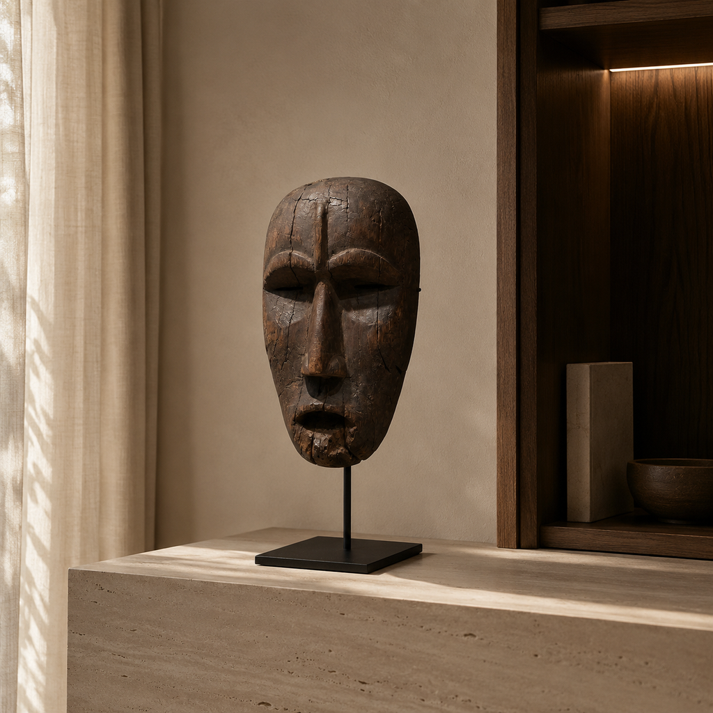 ARBYNART Ancient Ritual Mask Sculpture