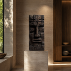 ARBYNART Ancient Totem Face Sculpture