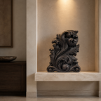 ARBYNART Baroque Acanthus Wood Sculpture