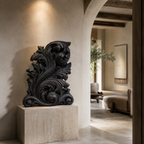 ARBYNART Baroque Acanthus Wood Sculpture