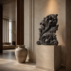 ARBYNART Baroque Acanthus Wood Sculpture