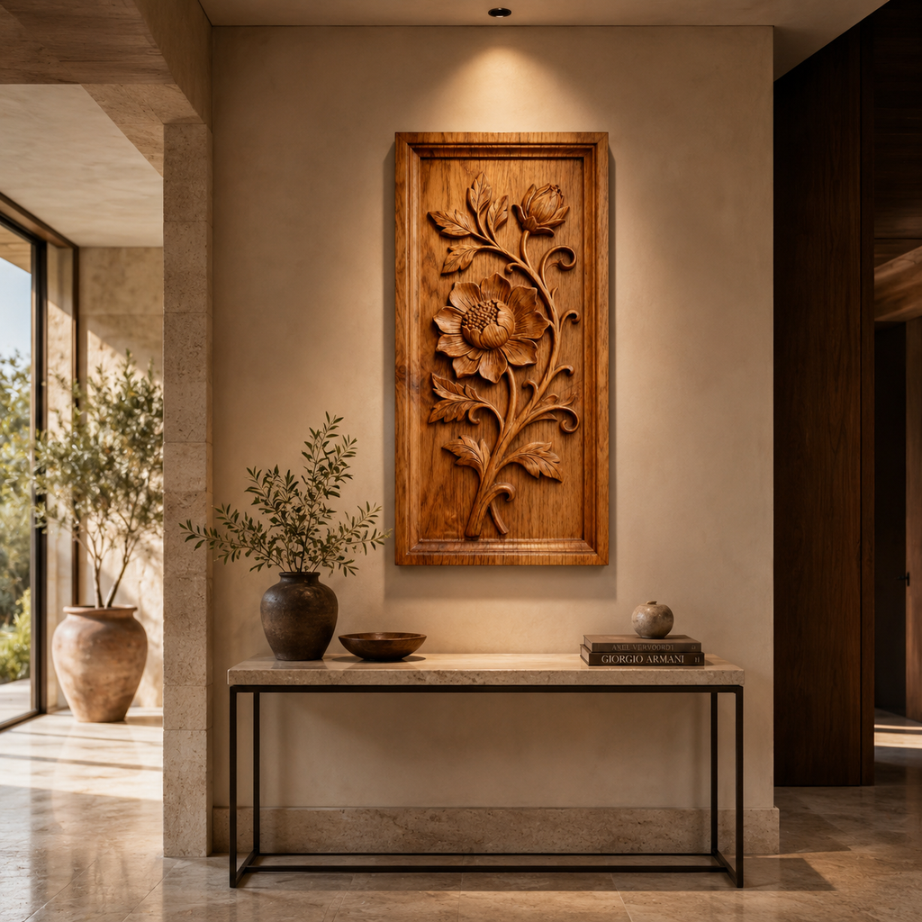 ARBYNART Botanical Floral Wall Panel
