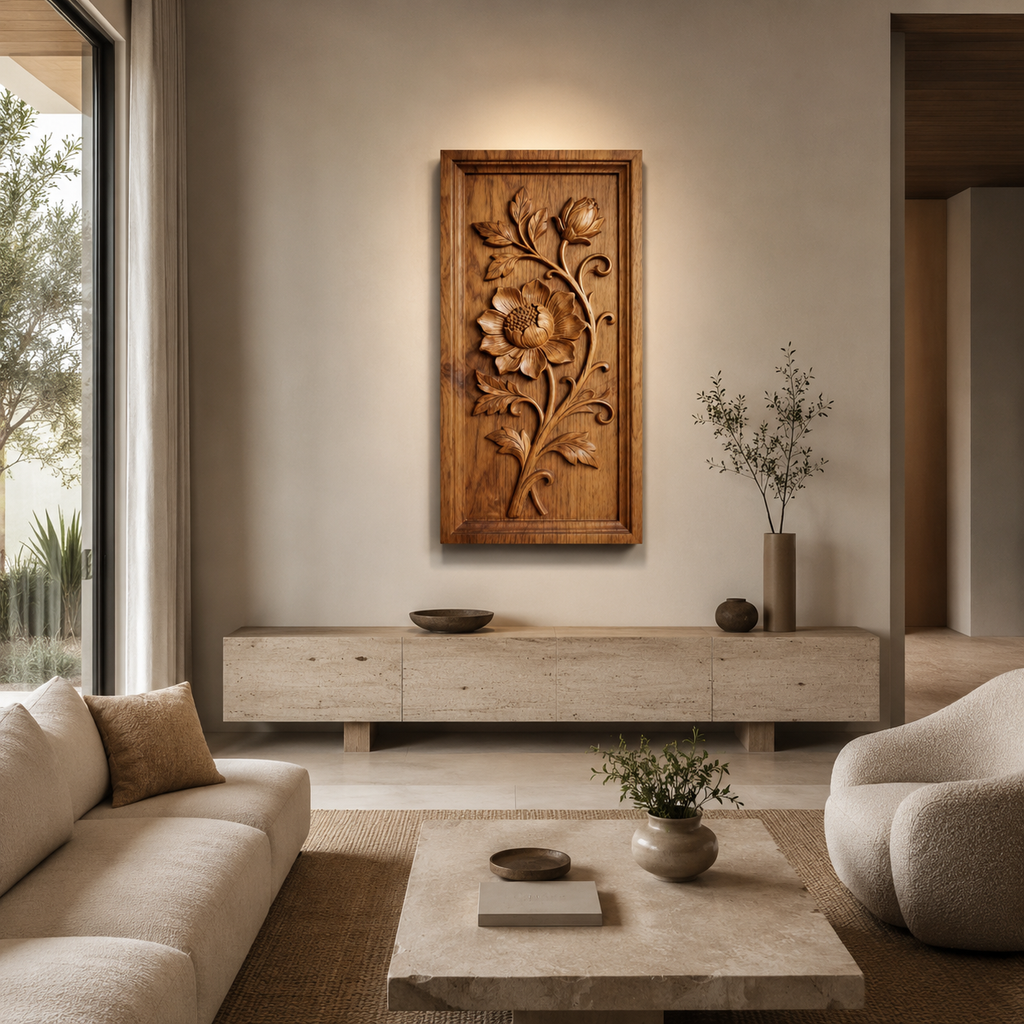 ARBYNART Botanical Floral Wall Panel