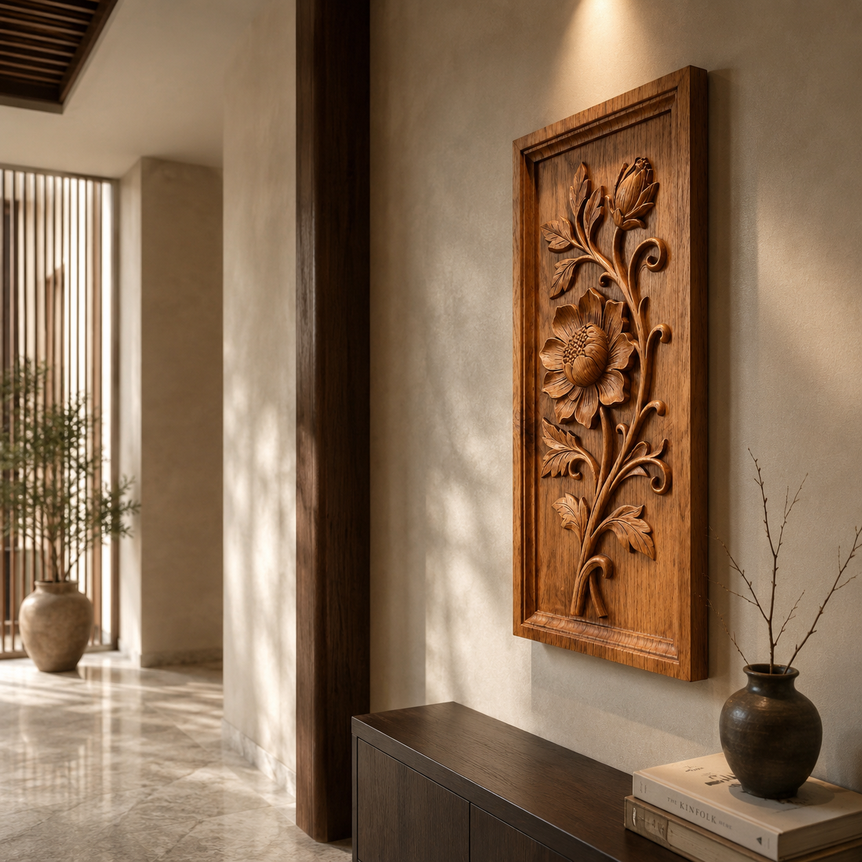 ARBYNART Botanical Floral Wall Panel