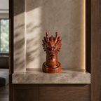 ARBYNART Carved Dragon Head Sculpture