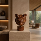 ARBYNART Carved Rat Bust