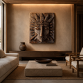 ARBYNART Ceremonial Guardian Wall Relief