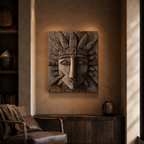 ARBYNART Ceremonial Guardian Wall Relief