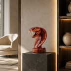ARBYNART Cobra Head Wood Sculpture