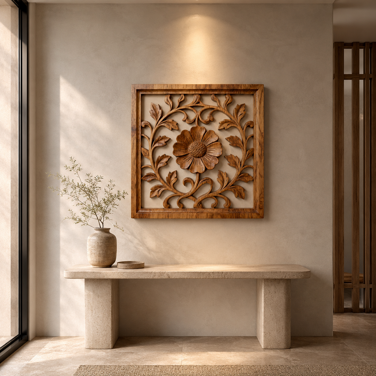 ARBYNART Floral Vine Wall Panel